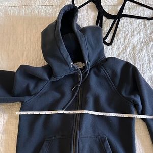 Flint and Tinder 10-Year Full Zip Hoodie in Navy